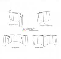 Pop-up Cat Изогнутый 1x3, 2x3, 3x3, 4x3, 5x3, 6x3