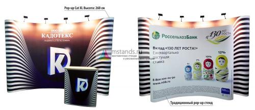 Pop-Up Cat XL Вогнутый 3x3, 4x3, 5x3